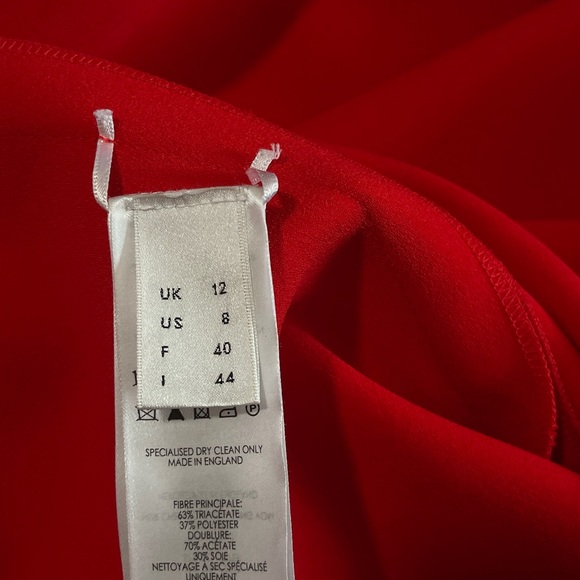 VICTORIA BECKHAM Matte Crepe Curve Cami Fitted Dress UK12 /US8 - Picture 5 of 10